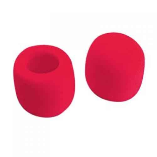 2PCS Microphone Foam Cover - Red