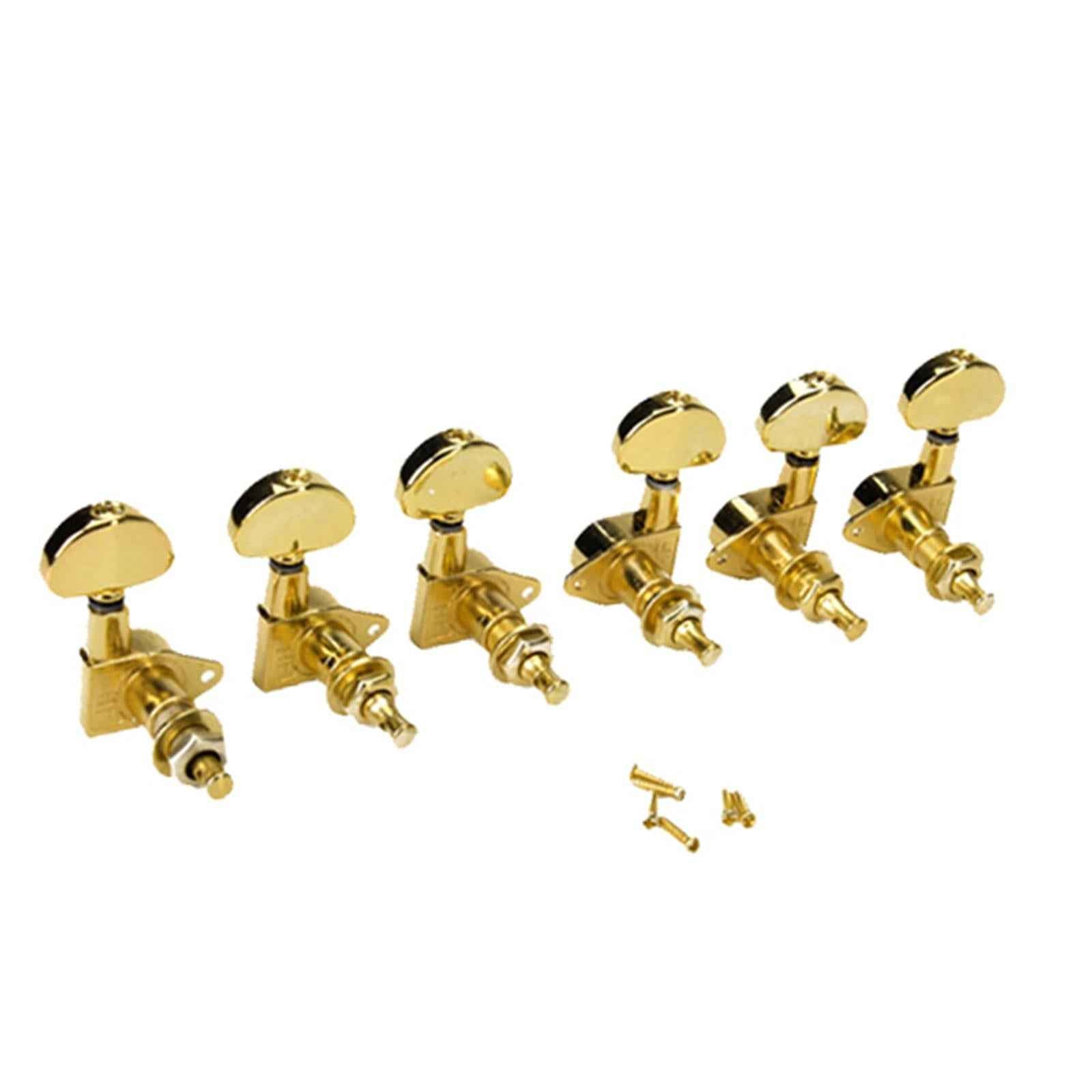 3 Pairs Sealed Guitar String Tuning Pegs Tuners Machine Heads 3L + 3R Gold