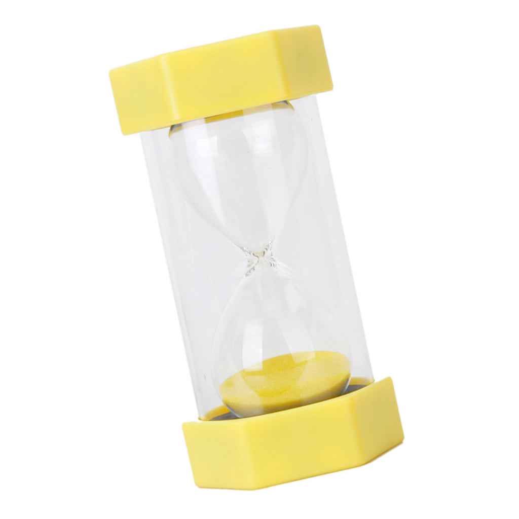 Assorted Color Time Hourglass Sandglass Sand Timer Kitchen 3 Min Yellow