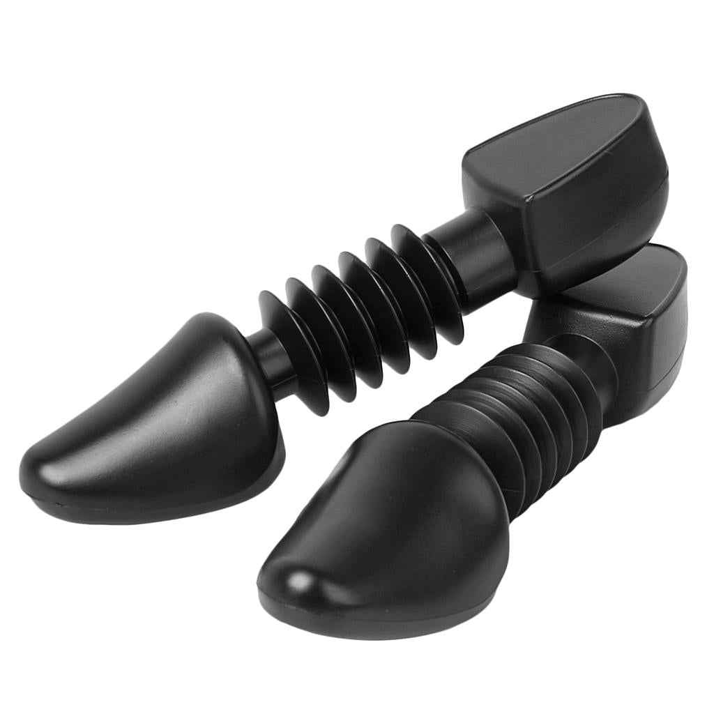 Footful 1 Pair Kids Shoes Trees Stretcher Shaper Plastic Spring for US Size 12.5-3 Black