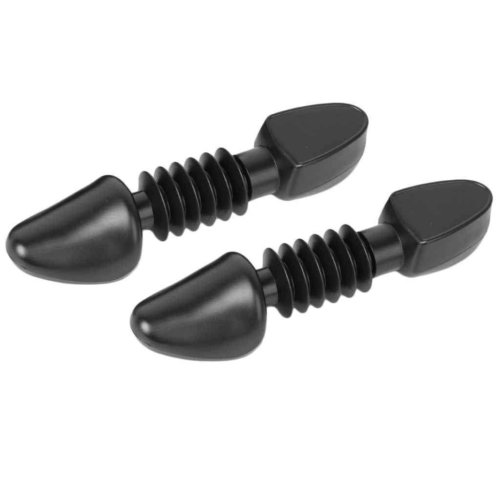 Footful 1 Pair Kids Shoes Trees Stretcher Shaper Plastic Spring for US Size 12.5-3 Black