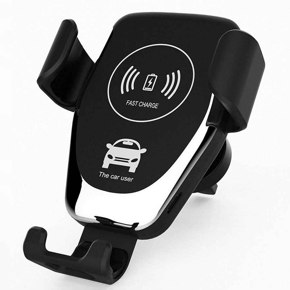 Q12 10W Car Air Vent Mount Gravity Phone Holder Wireless Charger Cellphone Charging Stand