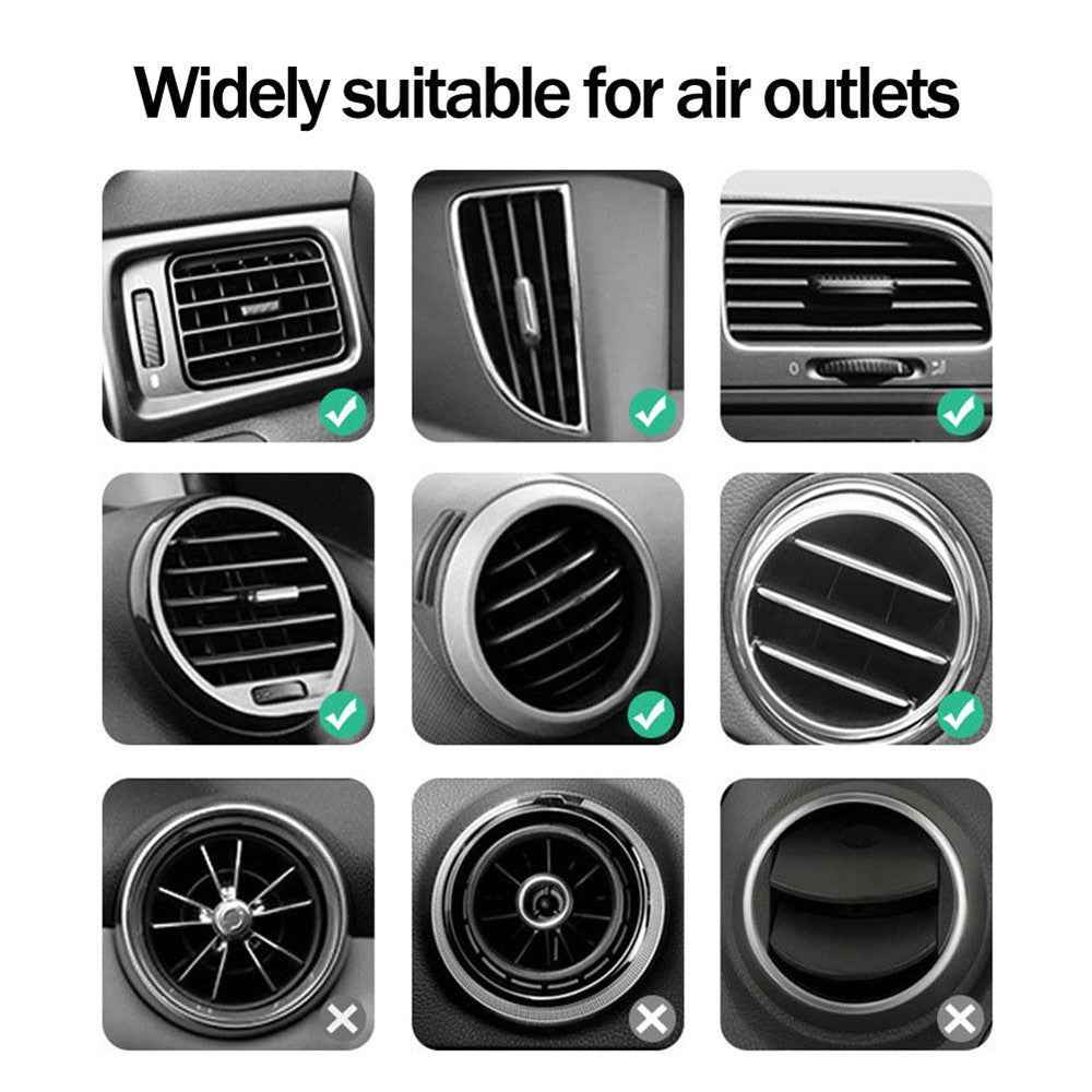 Q12 10W Car Air Vent Mount Gravity Phone Holder Wireless Charger Cellphone Charging Stand