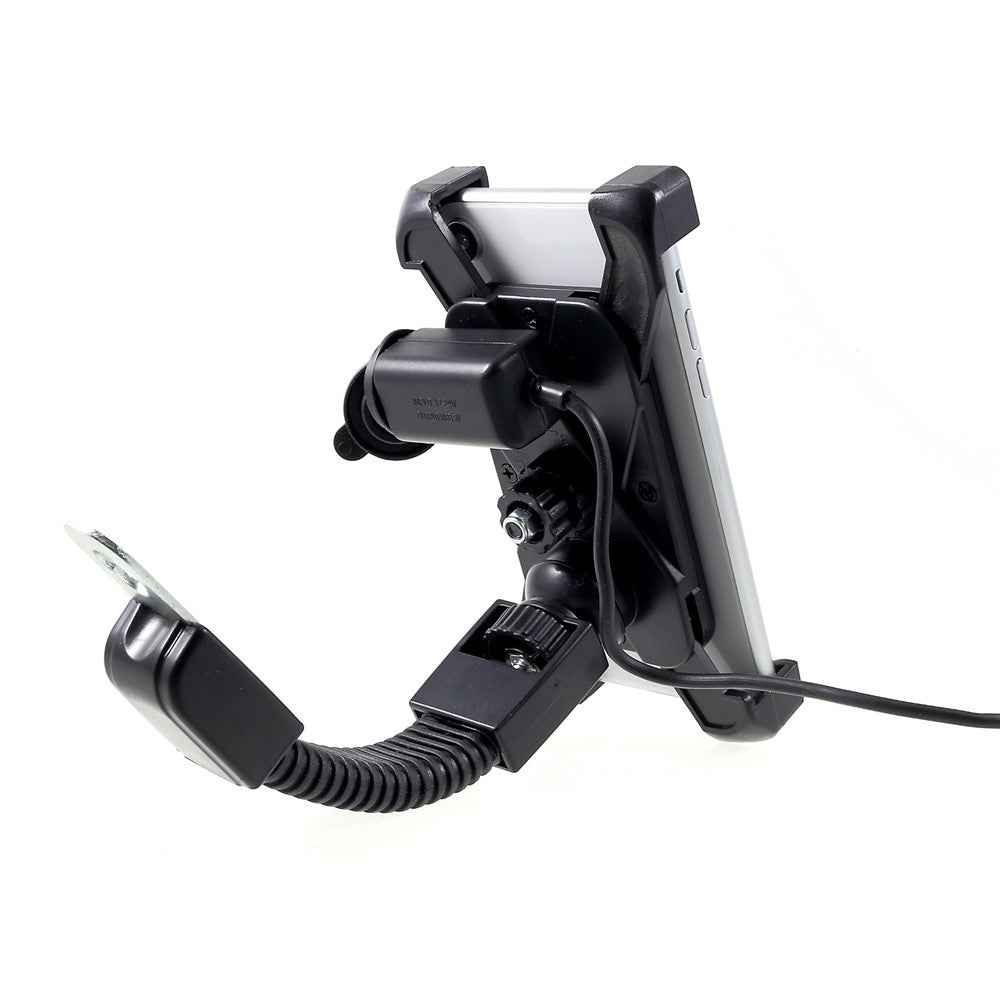 Universal Motorcycle Motorbike Mount Holder Handlebar Bracket Stand for 4-6 inch Smartphone
