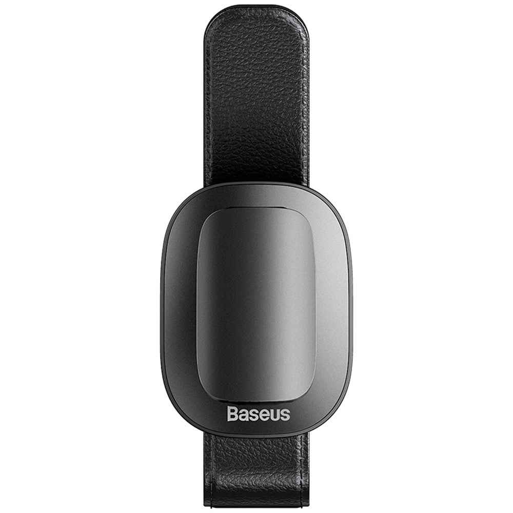 BASEUS Quality Vehicle Eyewear Clip Adhesive Eyeglasses Holder [Clip Design] - Black