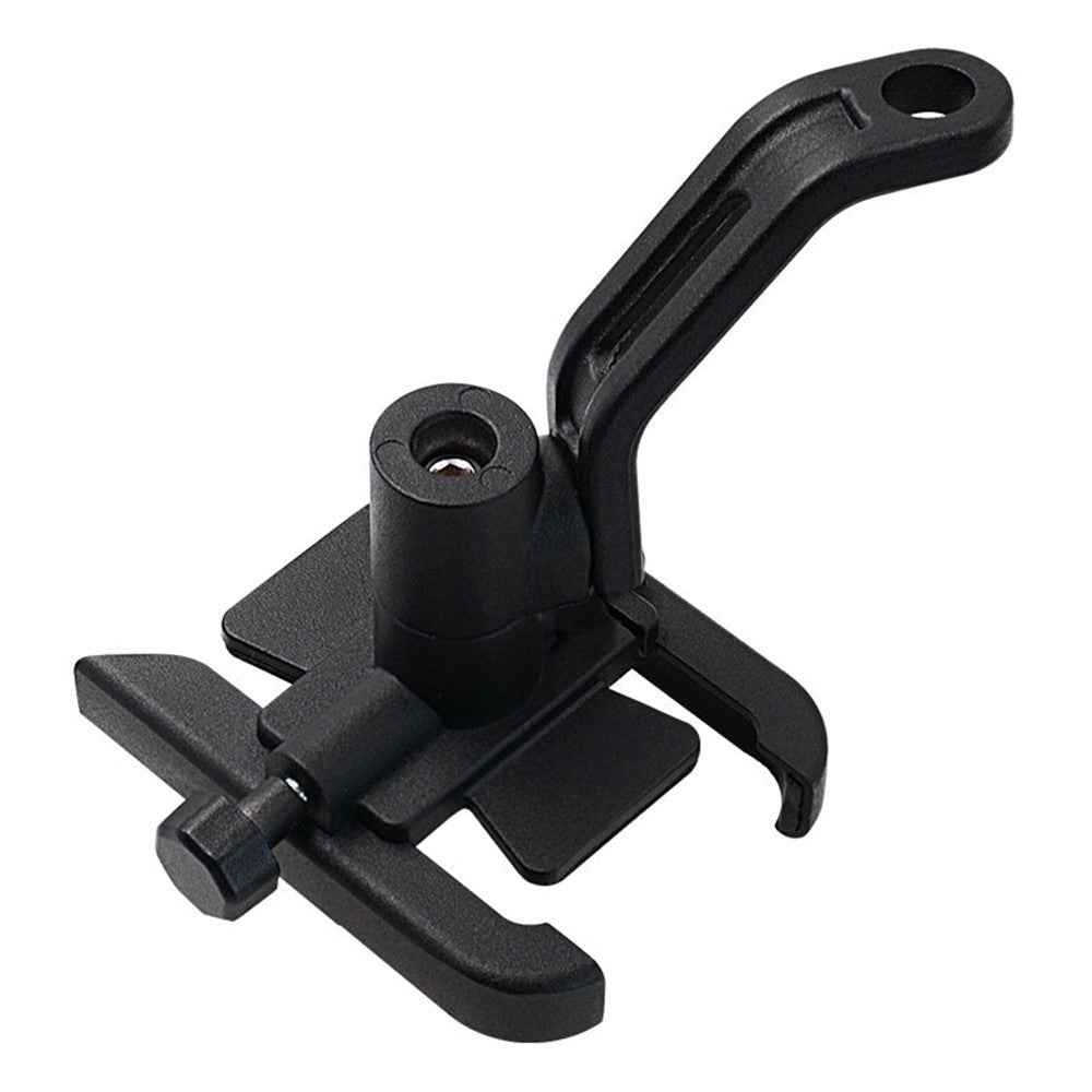 WUPP 360 Degree Aluminum Alloy Motorcycle Bike Rear Mirror Phone Holder GPS Stand Mount for 4-6.5 inch Phone - Black