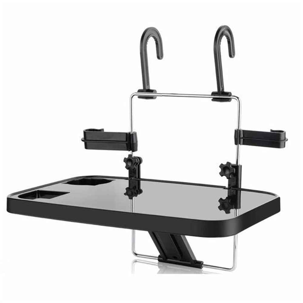 SHUNWEI SD-1502B Car Mount Laptop Stand Steering Wheel Tray Foldable Seat Back Desk for Food Eating Drink Notebook