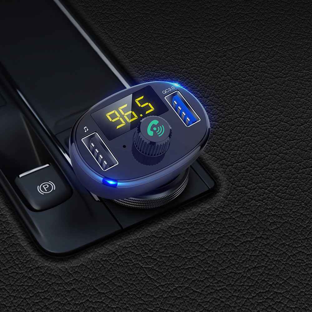 Wireless FM Transmitter Bluetooth-compatible Car Charger MP3 Player for Vehicle
