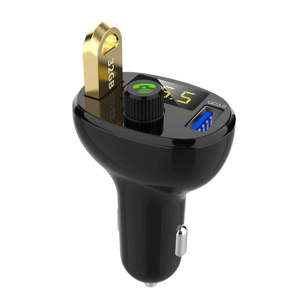 Wireless FM Transmitter Bluetooth-compatible Car Charger MP3 Player for Vehicle