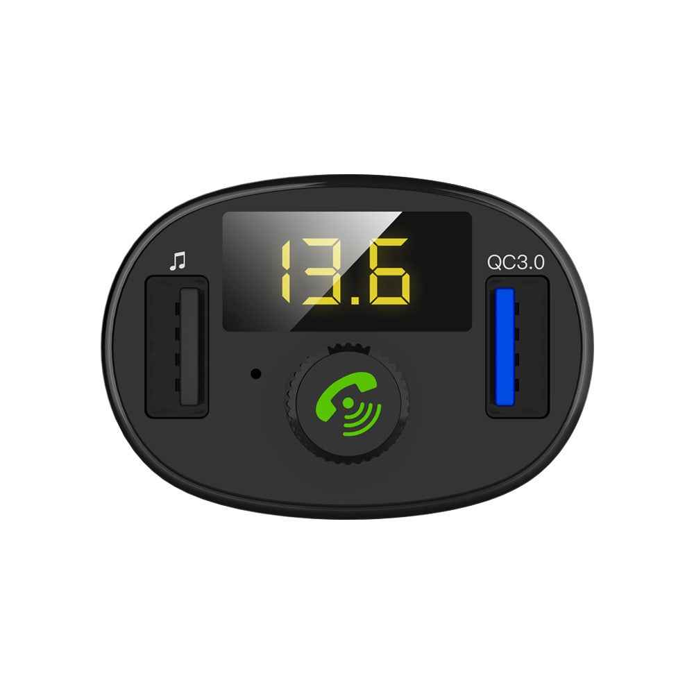 Wireless FM Transmitter Bluetooth-compatible Car Charger MP3 Player for Vehicle