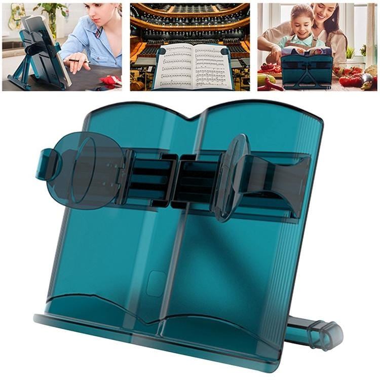 Nanguo Shuxiang Students Telescopic Look Bookshelf IPad Bracket Adjust Children Reading Frame (Blue)