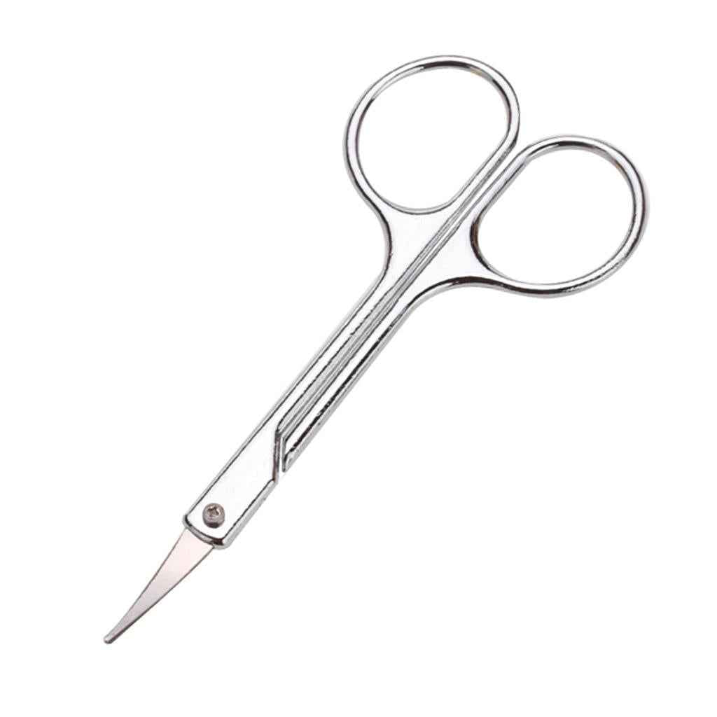 Salon Fine Point Curved Cuticle Nail Nose Scissors