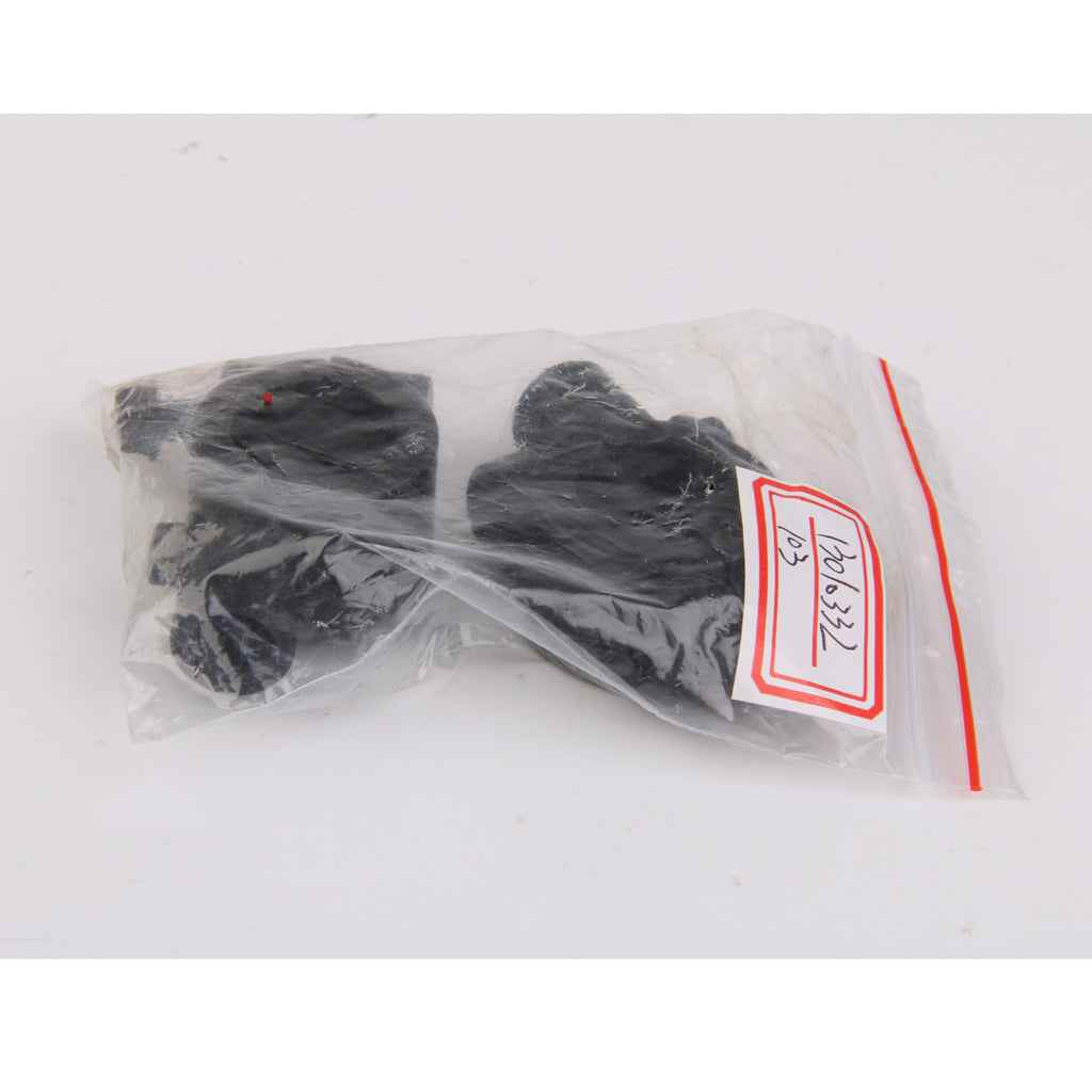 1 Pair 10mm Motorcycle Bike Handlebar Mirror Clamp Mounting Bracket black