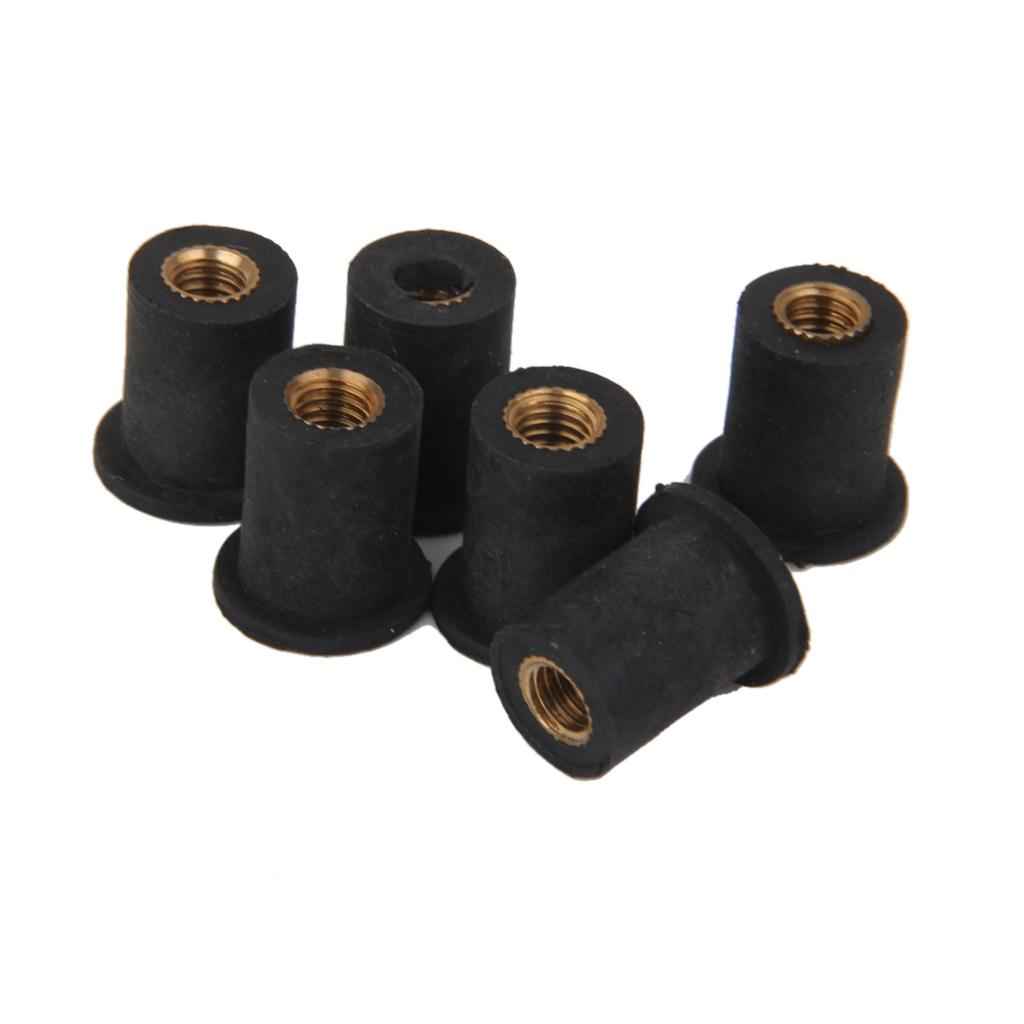 5mm Fairing Windscreen Screw Bolt Kit Windshield Mounting Nuts Black