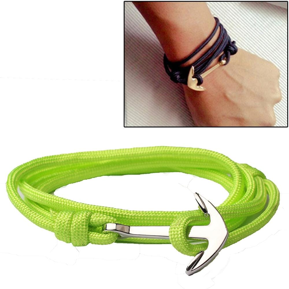 Alloy Anchor Charm Multilayer Leather Friendship Bracelets (Style4)