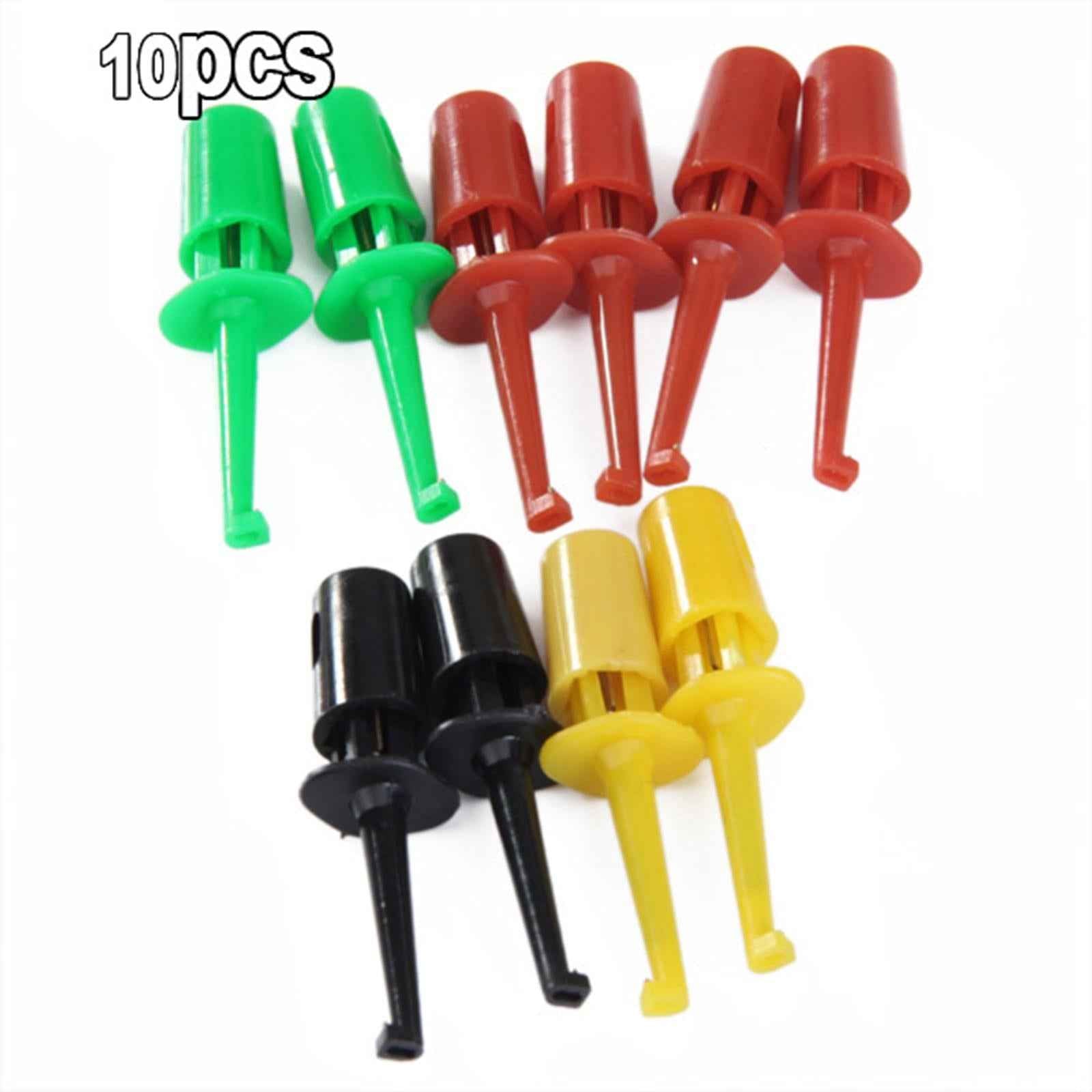 10 x Mini Test Hook Probe Spring Clip for PCB SMD IC