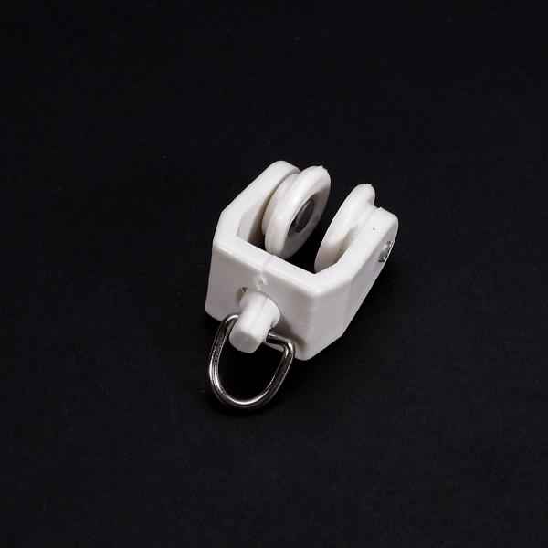 10pcs Plastic Curtain Track Runners Rail Runners with Eyelet