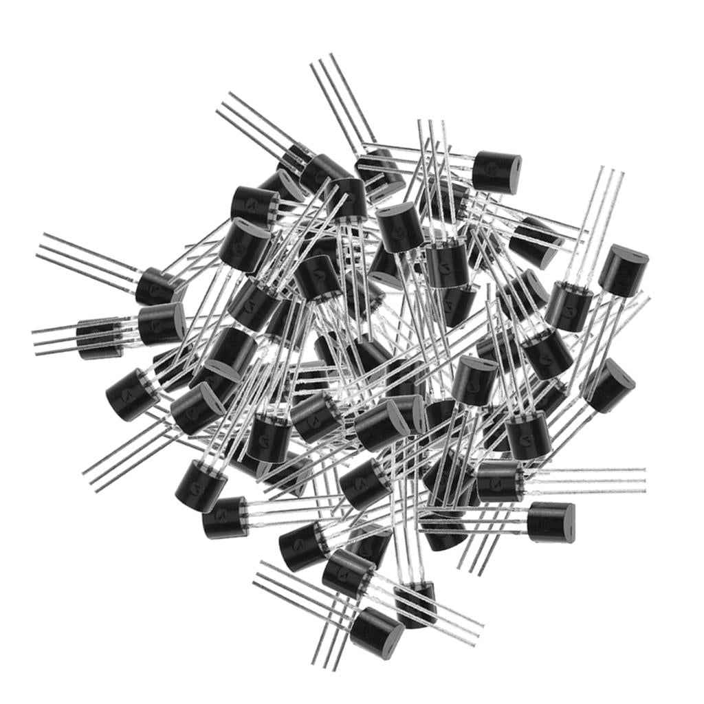 100pcs 2N3904 TO-92 NPN Transistor
