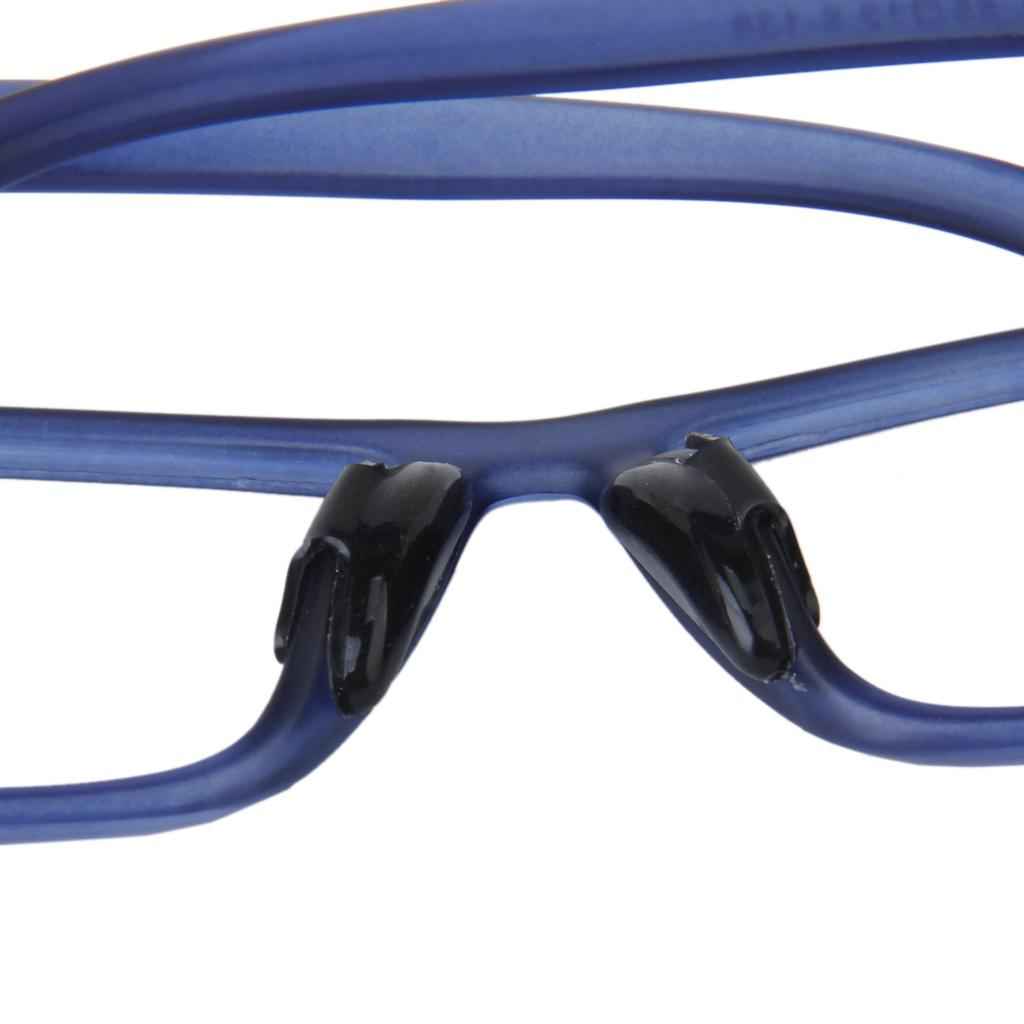 Black 1 Pair Eyeglass Sunglass Glasses Anti-Slip Silicone Stick On Nose Pad