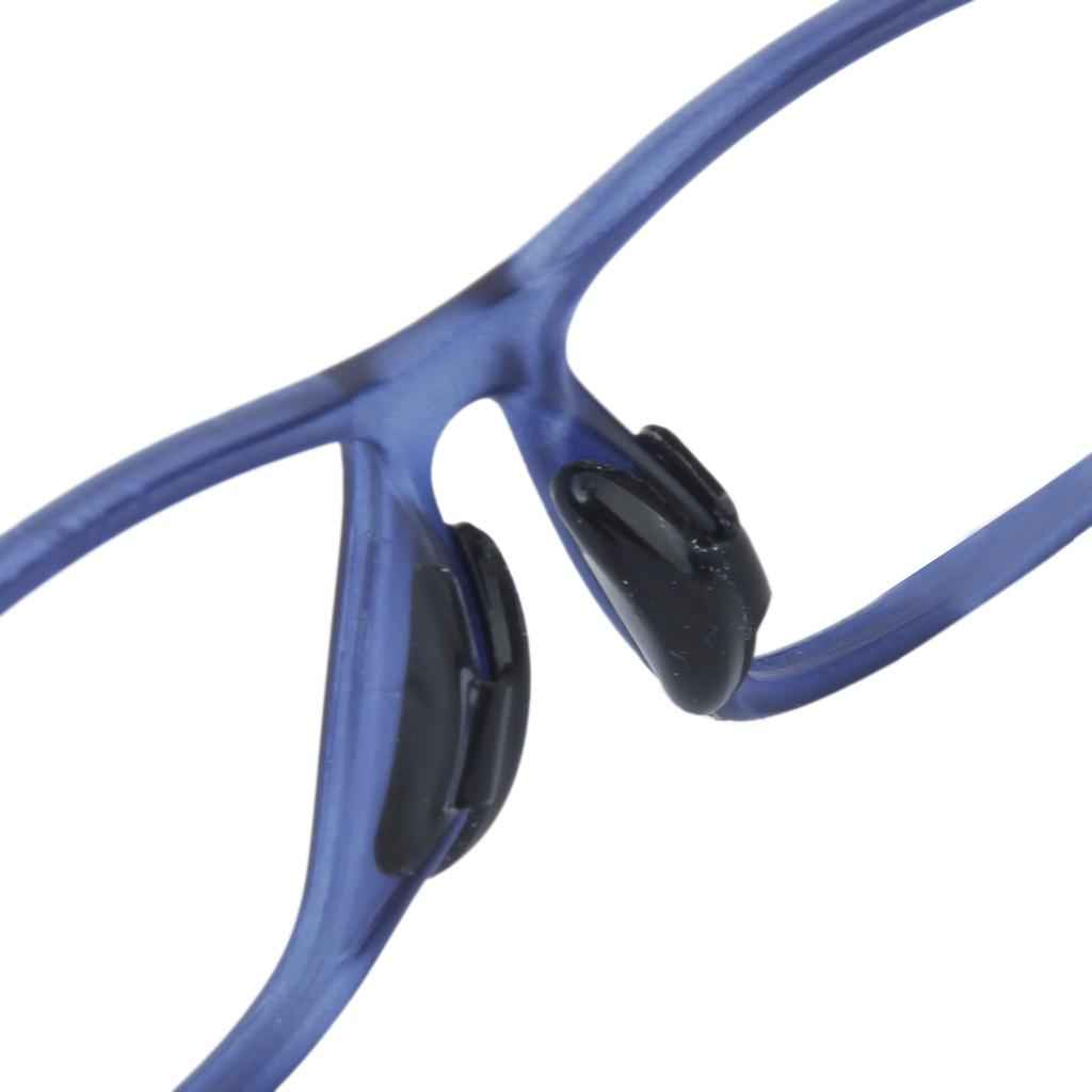 Black 1 Pair Eyeglass Sunglass Glasses Anti-Slip Silicone Stick On Nose Pad
