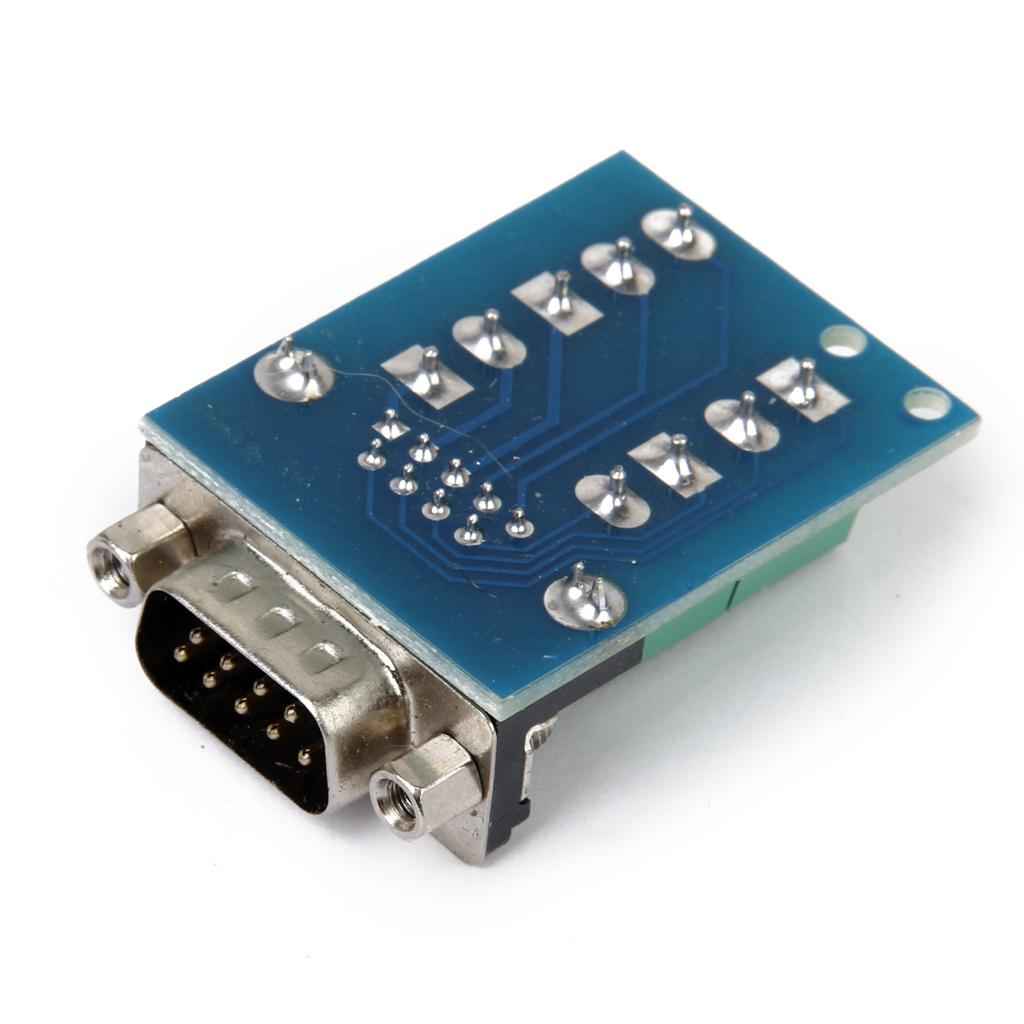 RS232 to DB9 Nut Type Connector 9-Pin male adapter signals Terminal module