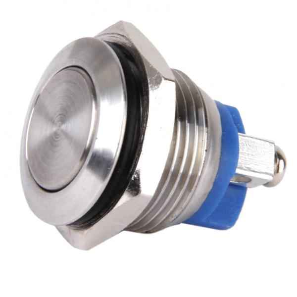 1 x Momentary Push Button Horn Switch for Doorbell/Boat/Car Waterproof Metal
