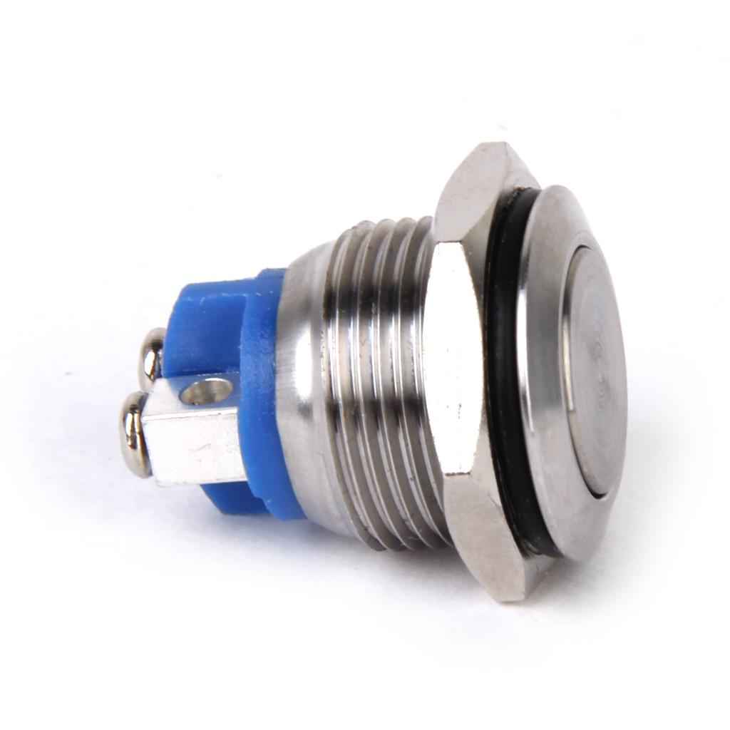 1 x Momentary Push Button Horn Switch for Doorbell/Boat/Car Waterproof Metal