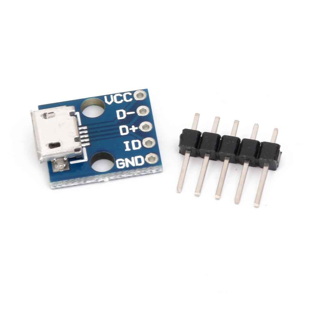 USB Micro-B Breakout Board Power Charging Converter Module