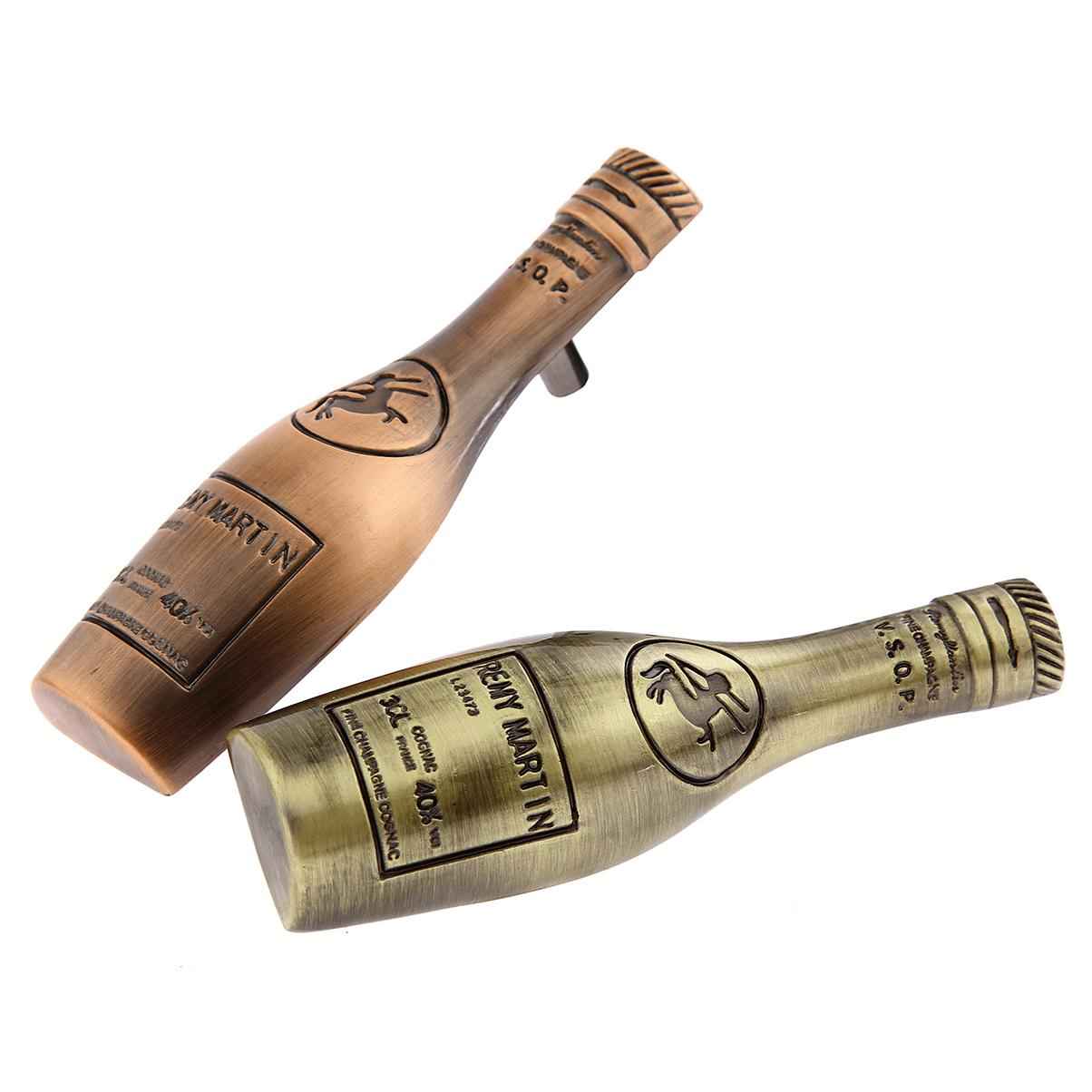 Set Of Wine Bottle Shaped Drawing Knob With Mounting Screw Red Bronze