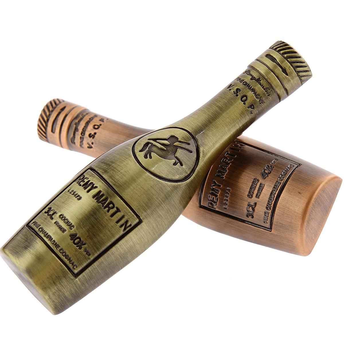Set Of Wine Bottle Shaped Drawing Knob With Mounting Screw Red Bronze
