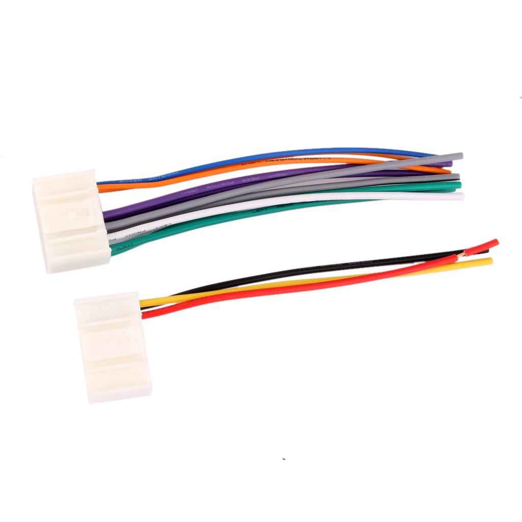 2 Car Radio CD/DVD Stereo Wiring Harness Adapter For Hyundai IX35/ KIA k2