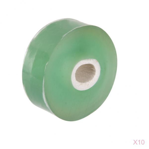 10 Pieces Grafting Stretchable Tape Moisture Barrier Plant Repair Clear 100m