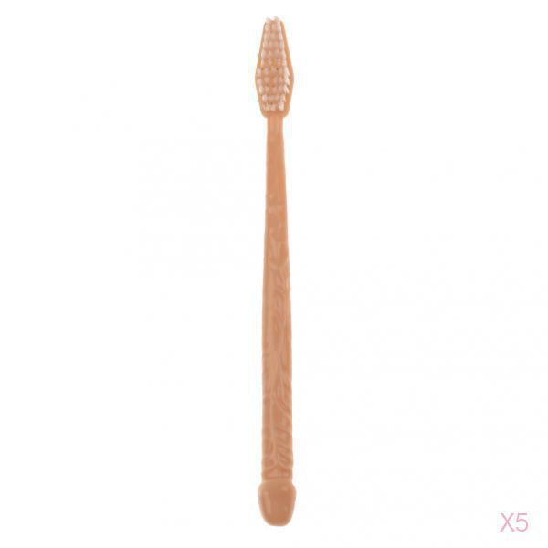 5pcs Novelty Willy Penis Pecker Shape Toothbrush for Hen Stag Night Party