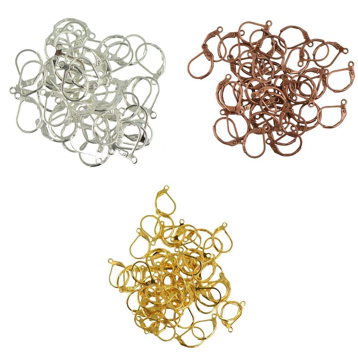 150pcs Leverback Earwire Earring Wire Hook Earring Findings Jewelry Making