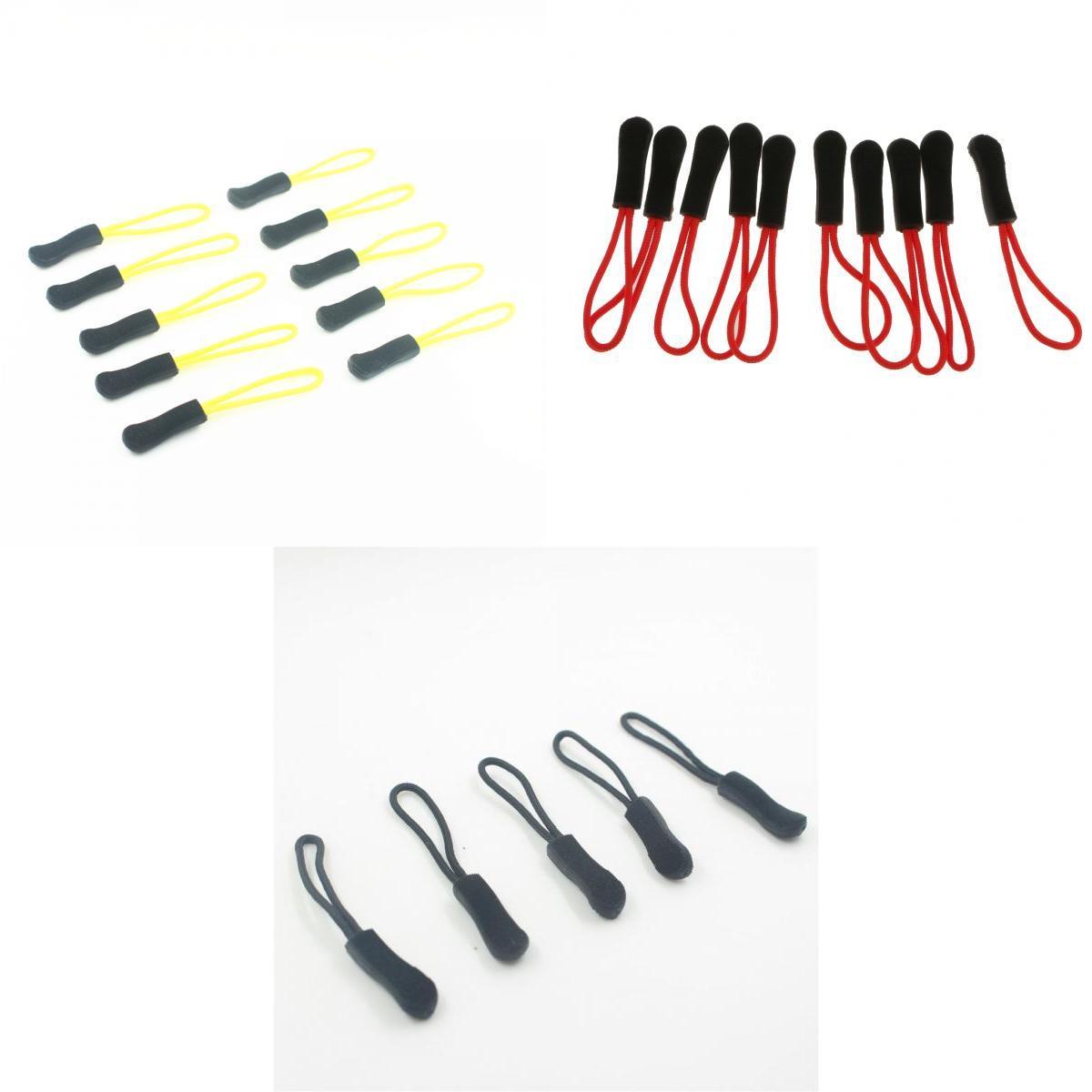 30Pcs Zipper Pulls Replacement Zip Cord Puller Slider for Jacket Backpack