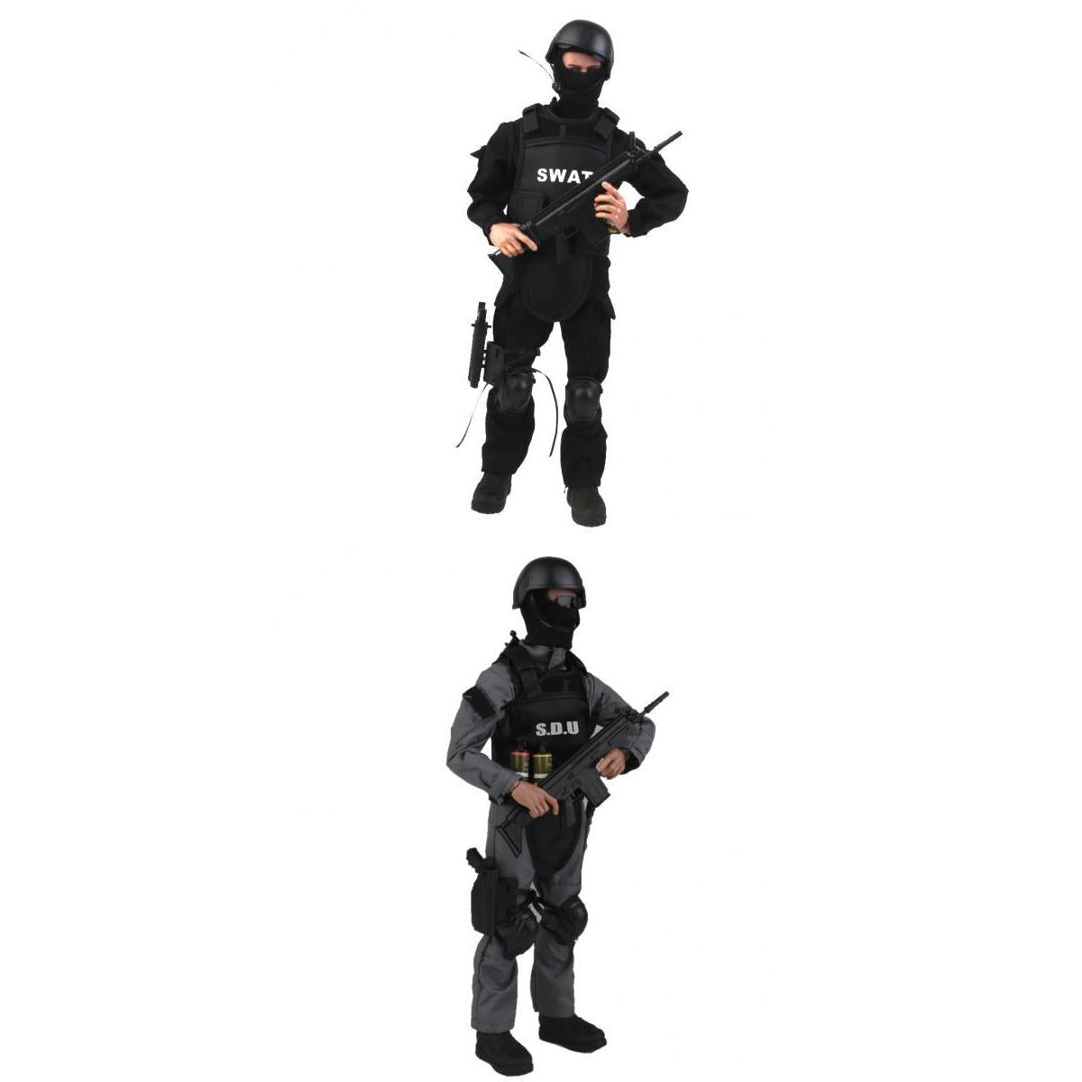 1/6 Army Combat SWAT ACU & S.D.U Soldier 12 Action Figure with Accessories"