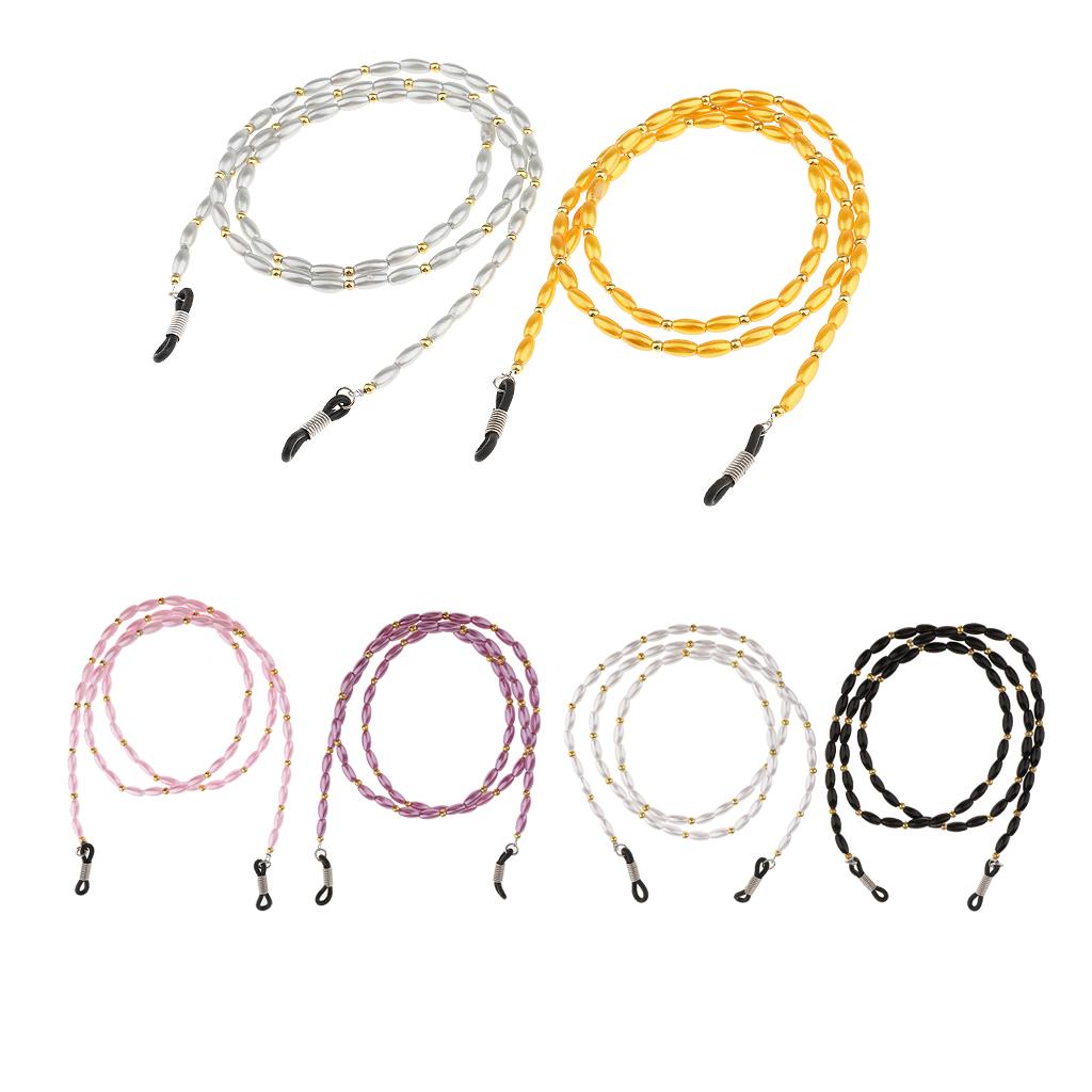 6 Pieces Eyeglass Sun Eye Glasses Holder Necklace Sunglasses Chain Lanyard