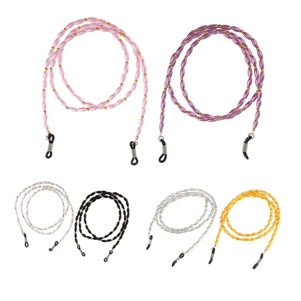 6 Pieces Eyeglass Sun Eye Glasses Holder Necklace Sunglasses Chain Lanyard