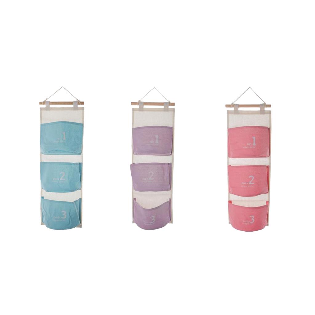 3 Pocket Hanging Organizer Door Wall Storage Closet Door Closet OrganizerX 3
