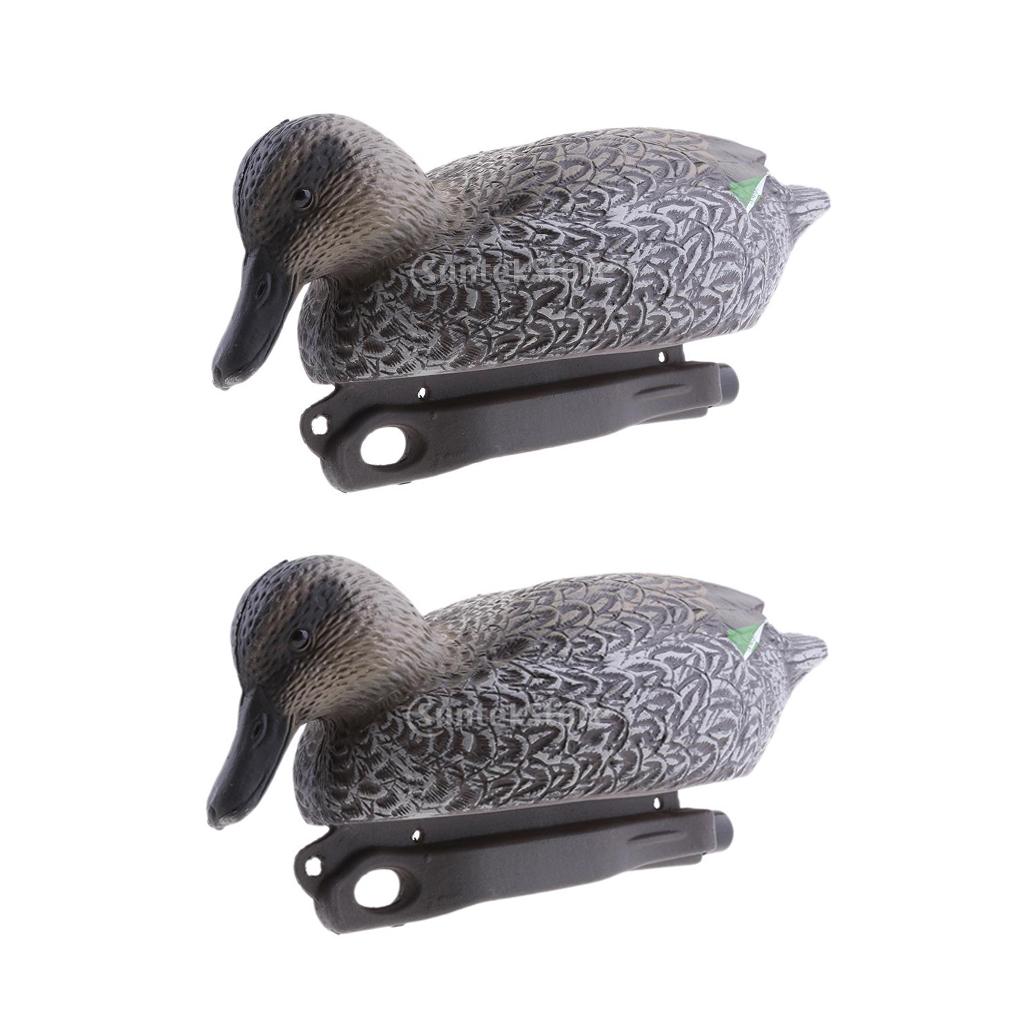 2 Piece Realistic Decoy Pest Control Garden Scarer Scarecrow Female Duck#2