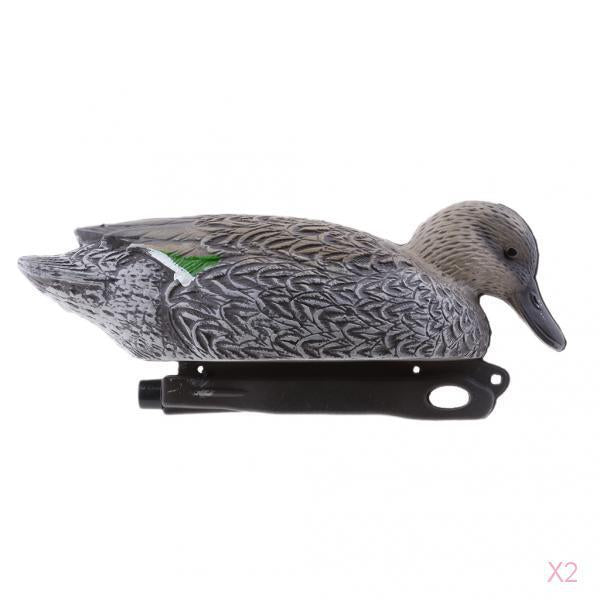 2 Piece Realistic Decoy Pest Control Garden Scarer Scarecrow Female Duck#2