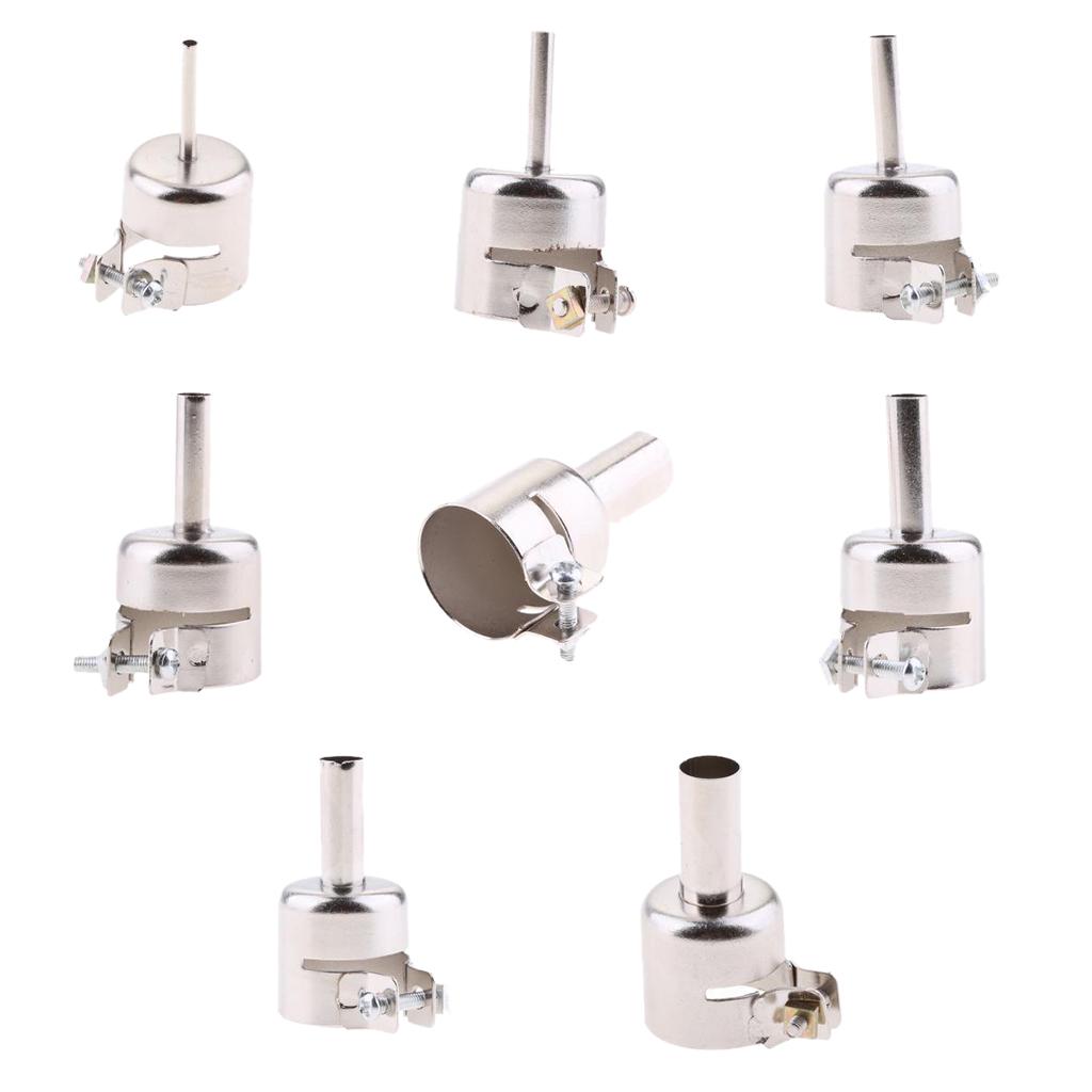 8 x Universal Heat Nozzle Hot Air Mouth Heat Resisting Tool