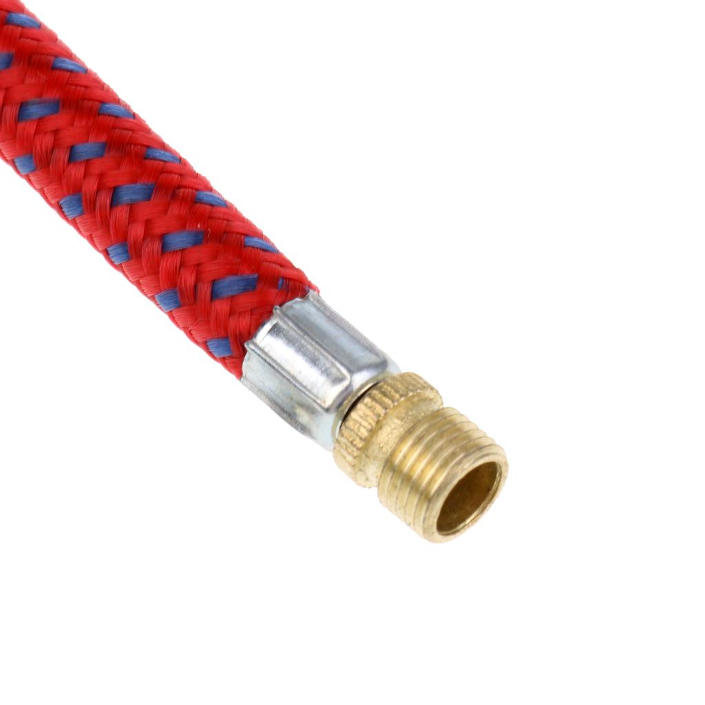 16.5cm Bike Pump Extension Hose+48 Rubber Bike Puncture Patches