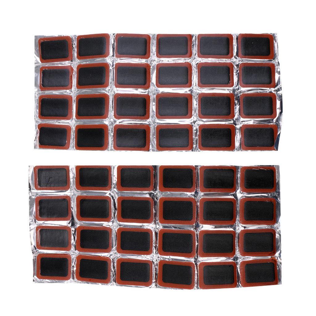 16.5cm Bike Pump Extension Hose+48 Rubber Bike Puncture Patches