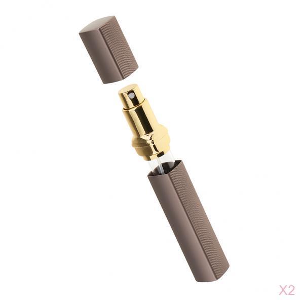 2Pieces 12ml Travel Perfume Aftershave Atomizer Refillable Spray Bottles