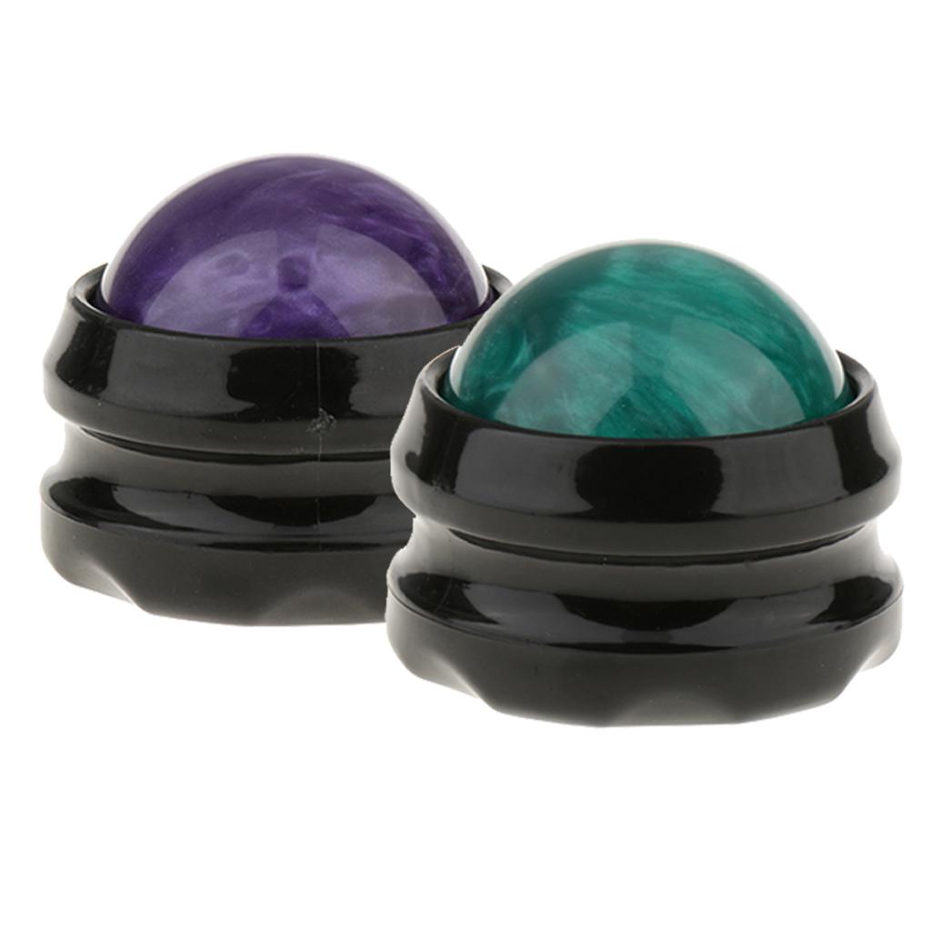 2 Pieces Massage Roller Ball Massager Foot Neck Back Muscle Soreness Relief