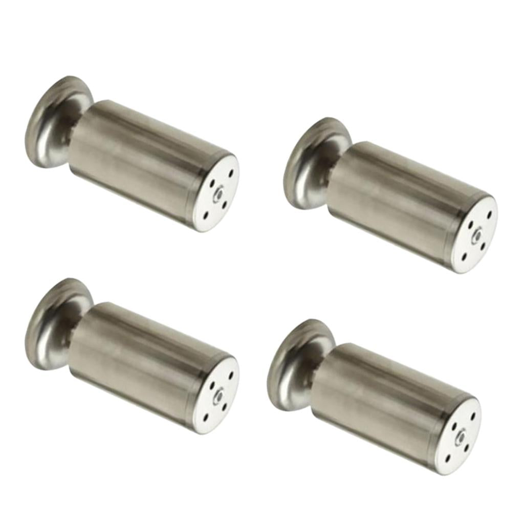 4-Piece Stainless Steel Sofa Leg Furniture Chair Table Bed Feet 50x120mm
