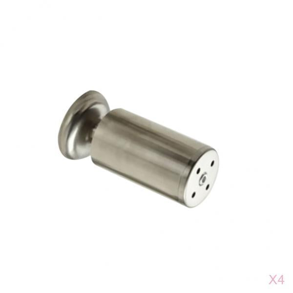 4-Piece Stainless Steel Sofa Leg Furniture Chair Table Bed Feet 50x120mm
