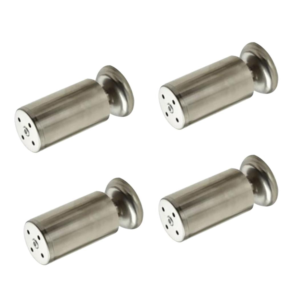 4-Piece Stainless Steel Sofa Leg Furniture Chair Table Bed Feet 50x120mm