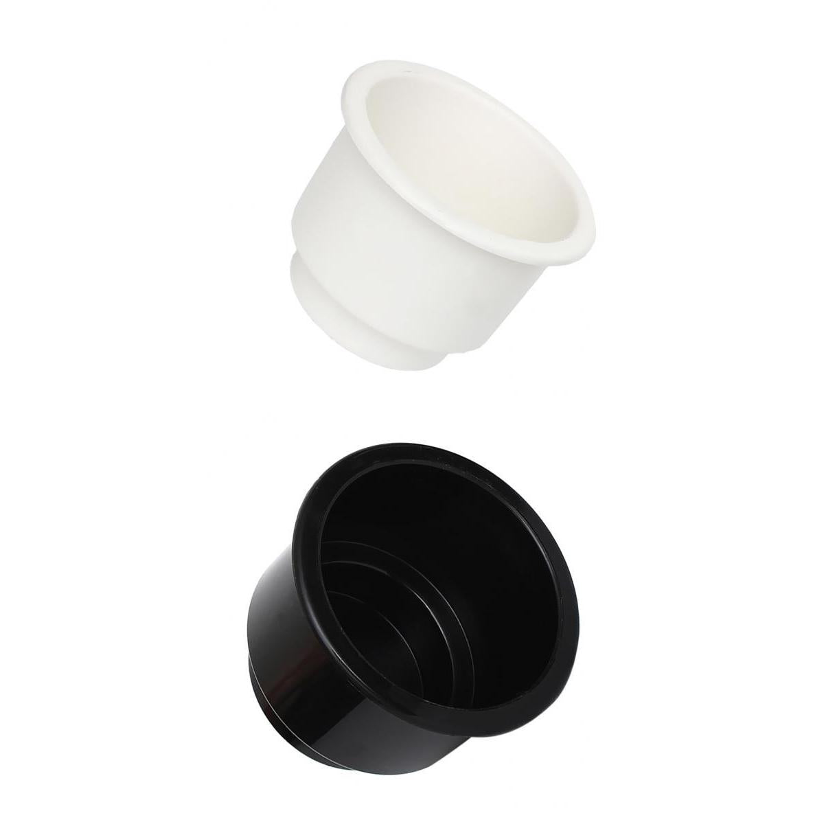 2 Pieces Side Hole Recessed Cup Drink Holder for Marine Boat Car RV